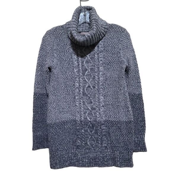 Banana Republic Women's Gray Turtleneck Knitted LongSleeve Sweater Sz XSmall - Picture 4 of 7